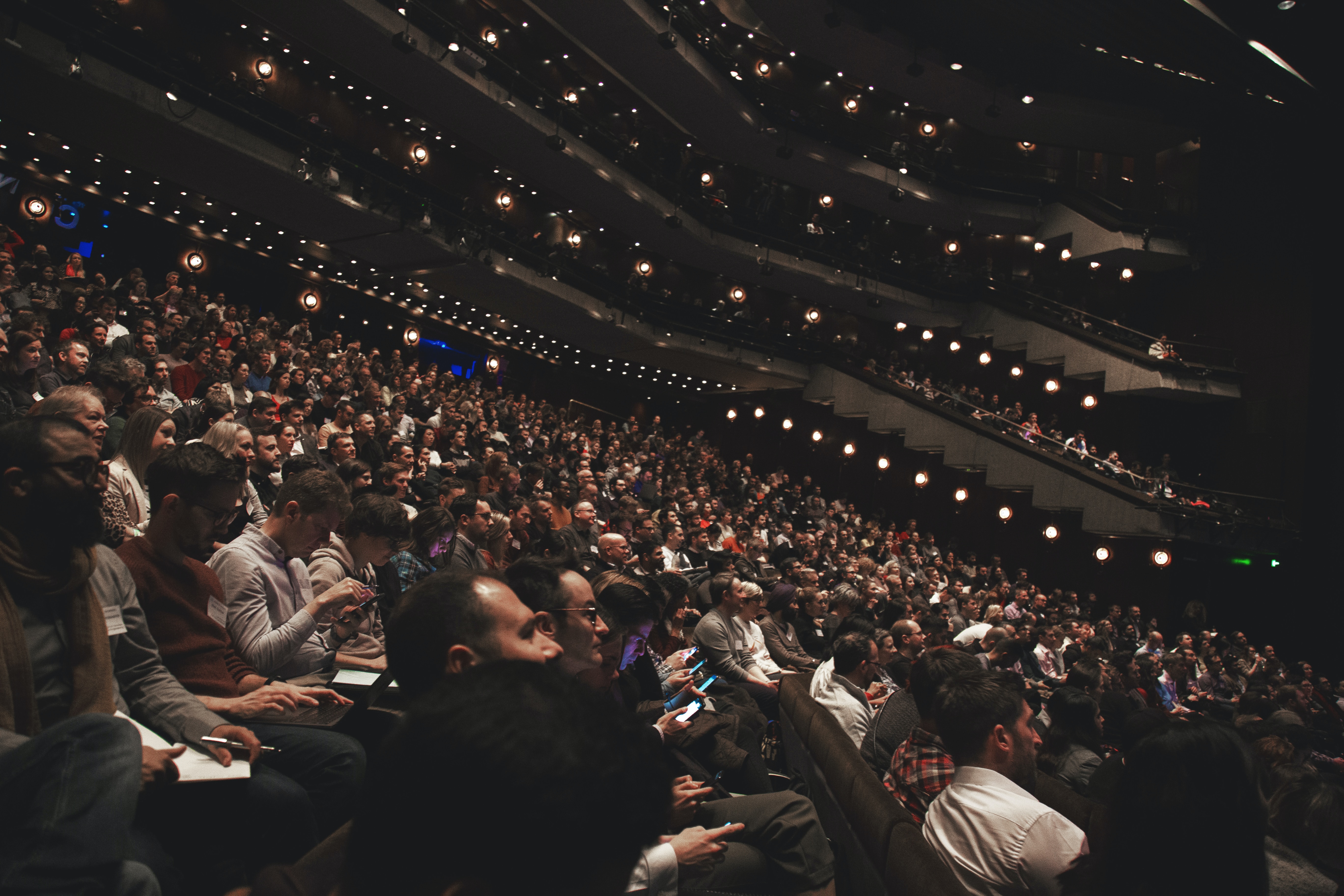 Engaged audience at the TechBBQ Summit, Scandinavia's largest tech-startup event, as they network and gain insights from industry leaders.